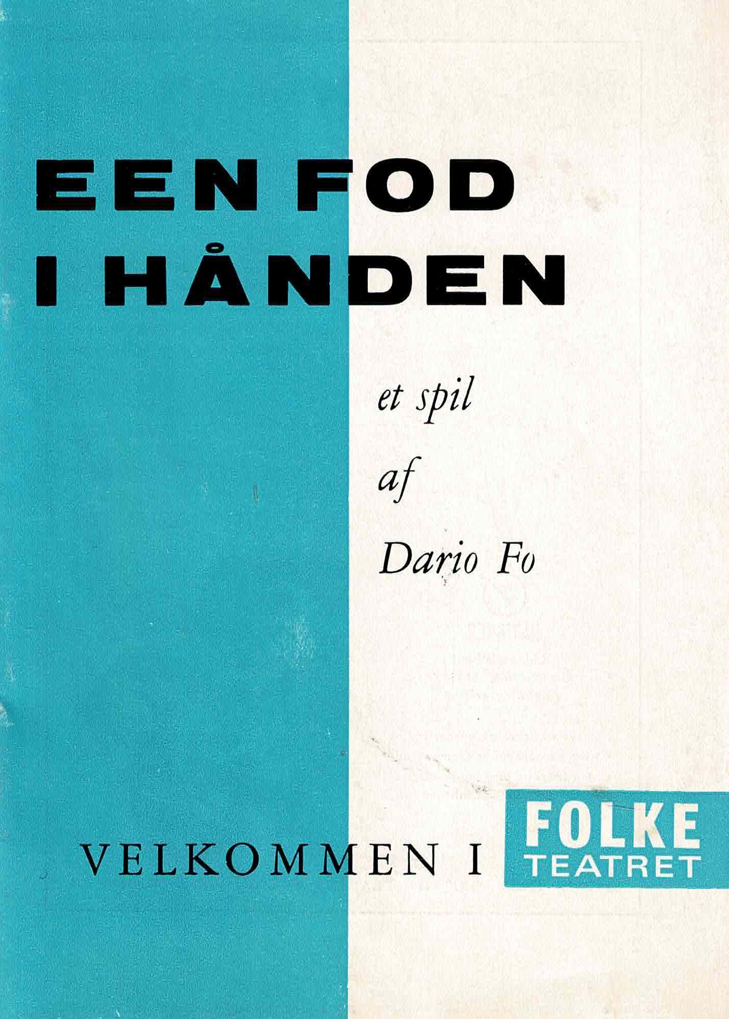EN FOD I HÅNDEN 1966 (M/DIRCH) (50 KR.)