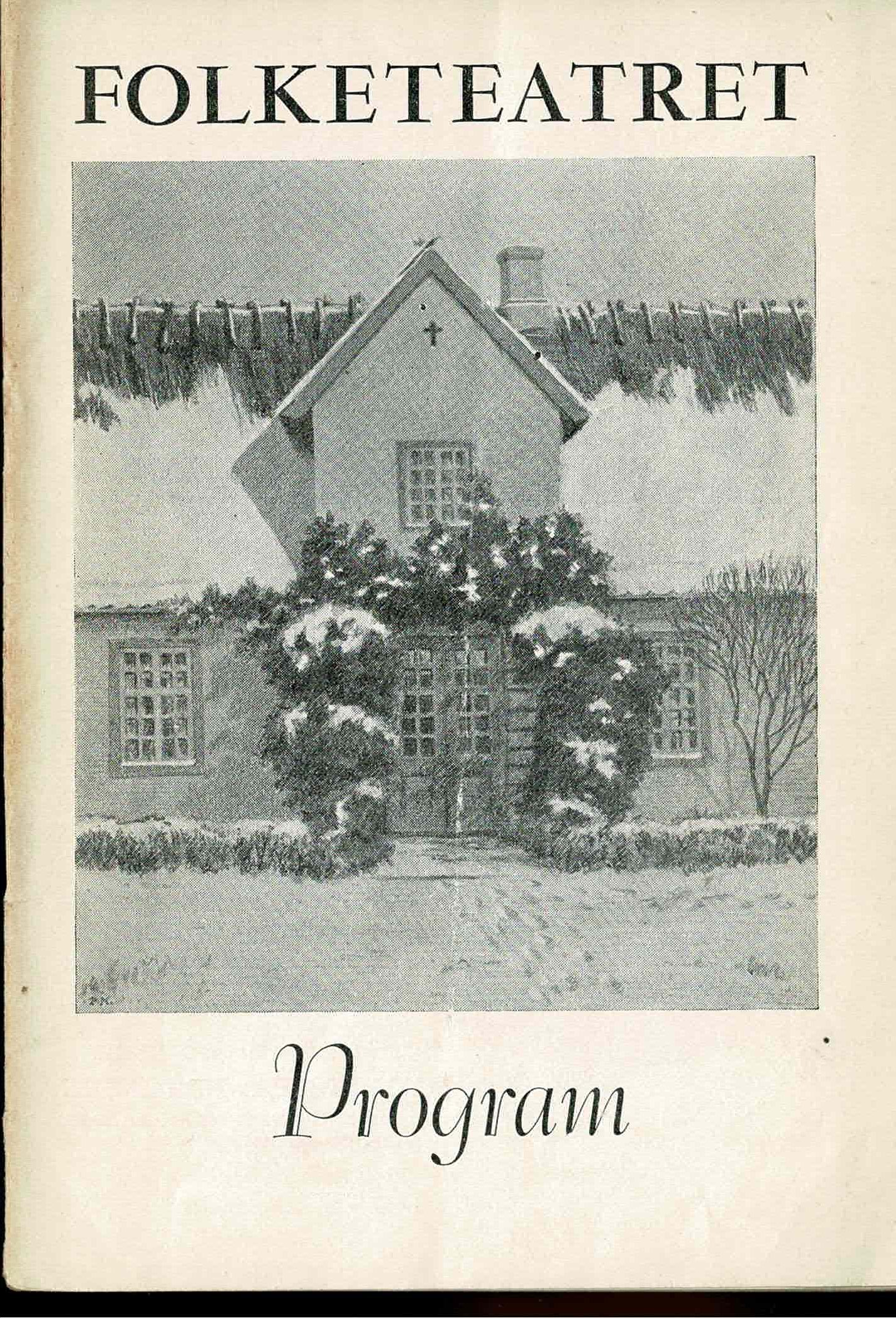 NØDDEBO PRÆSTEGAARD 1955
