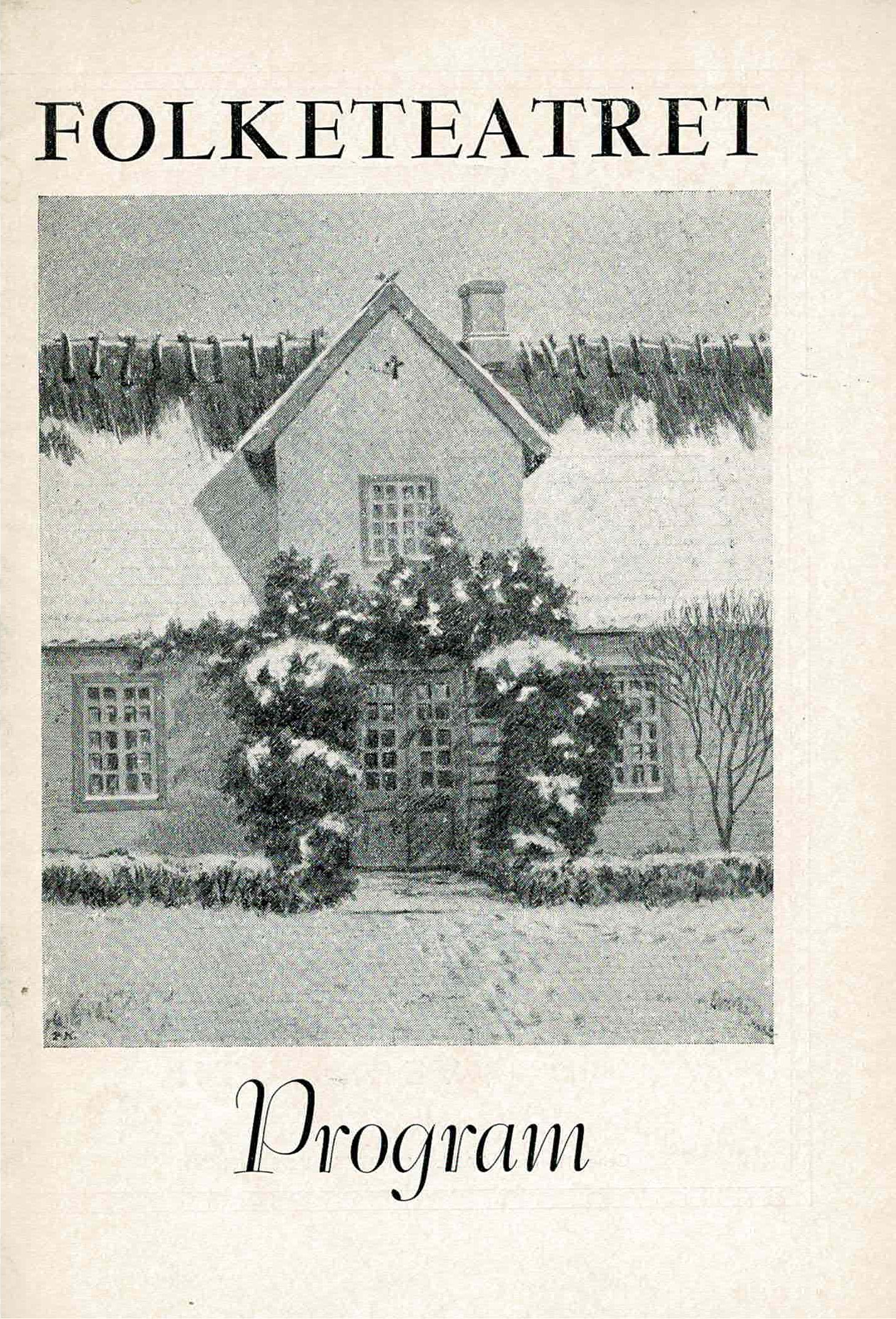 NØDDEBO PRÆSTEGAARD 1958