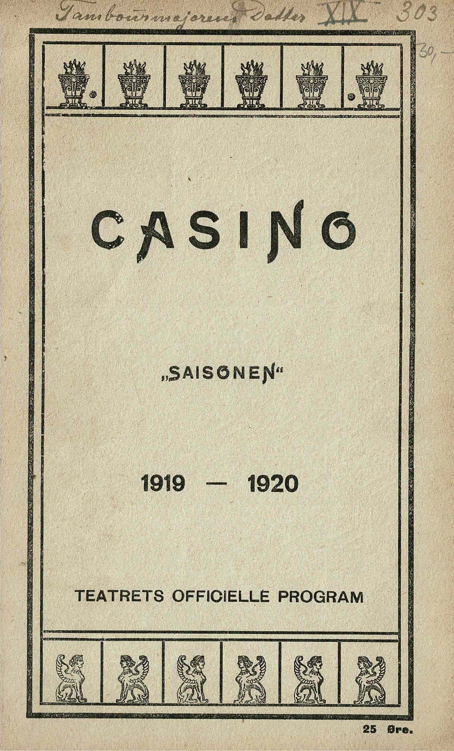 TAMBOURMAJORENS DATTER 1919 (20 KR.)