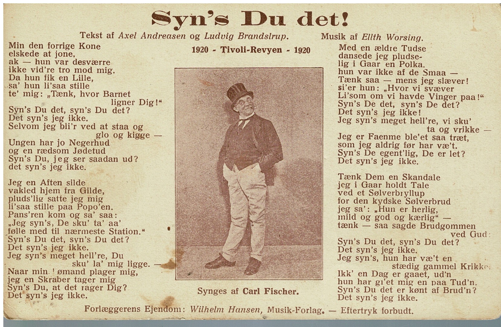 SYN'S DU DET !