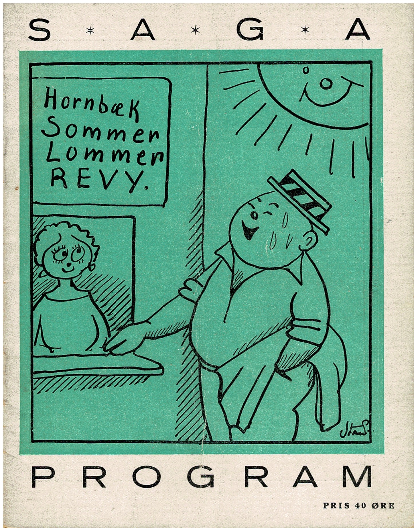 HORNBÆKREVYEN I SAGA 1943